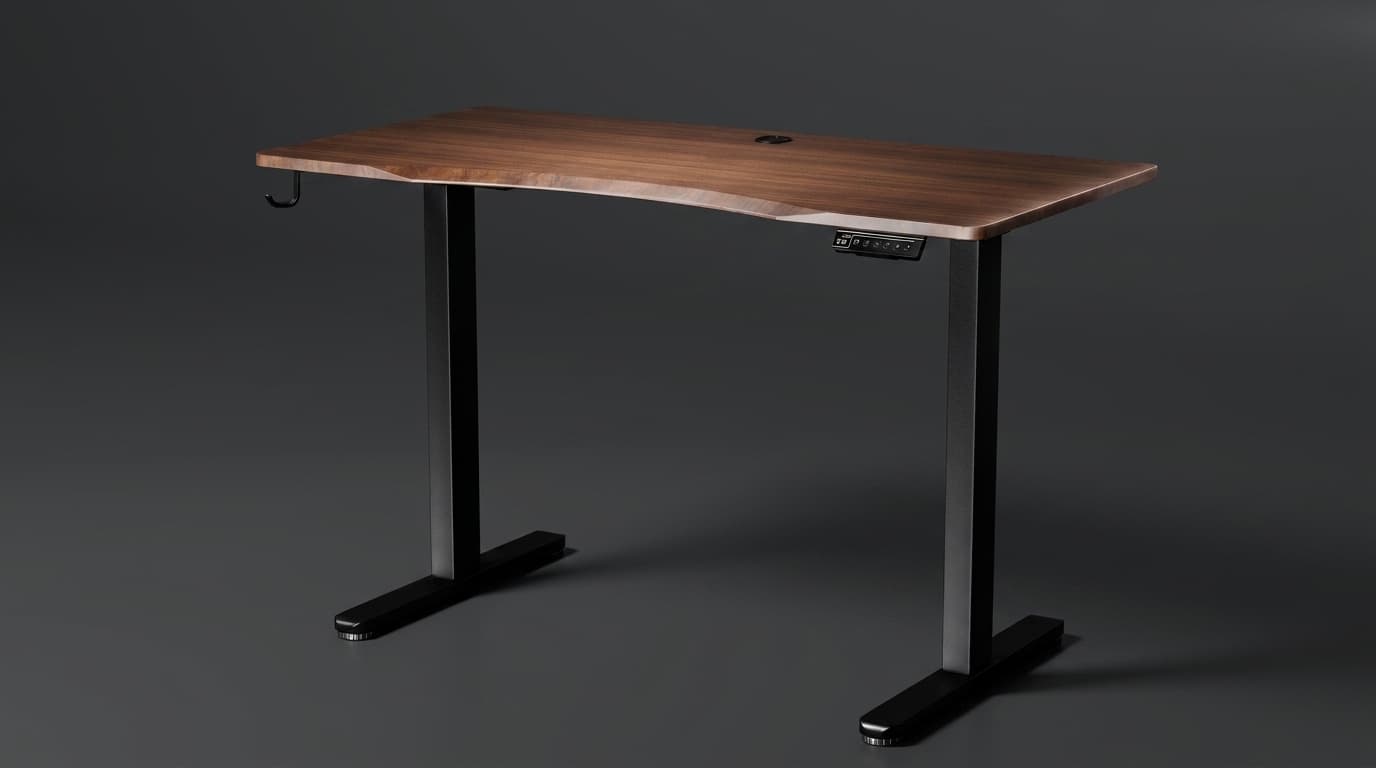 The Desk, three-quarter view